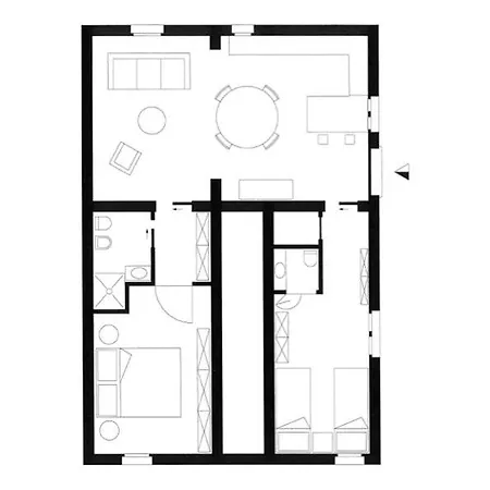 Ca' Del Gato Lägenhet *